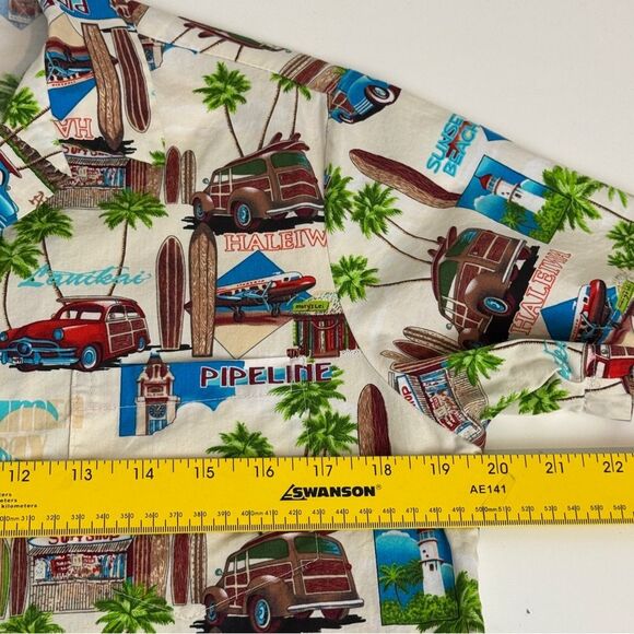 Bishop Street Hawaiian Oahu Shirt M - Picture 6 of 7